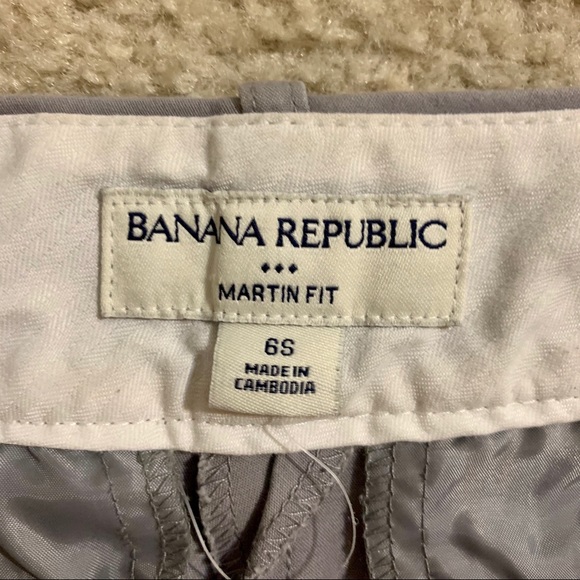 BANANA REPUBLIC Grey “Martin” Trouser Pants - Picture 6 of 6
